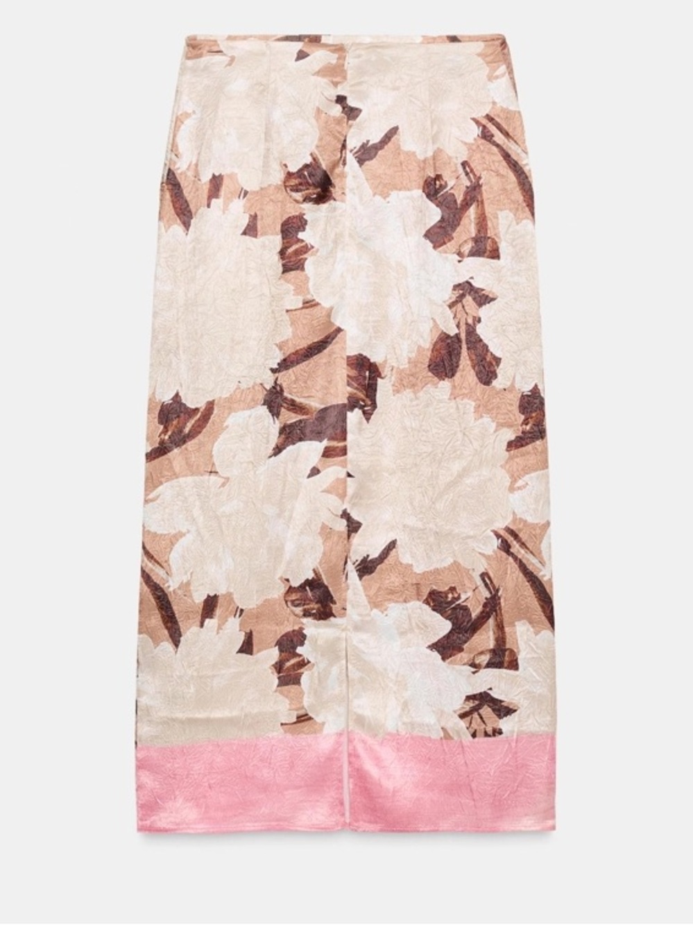 Zara Floral Midi Skirt New - Picture 3 of 8